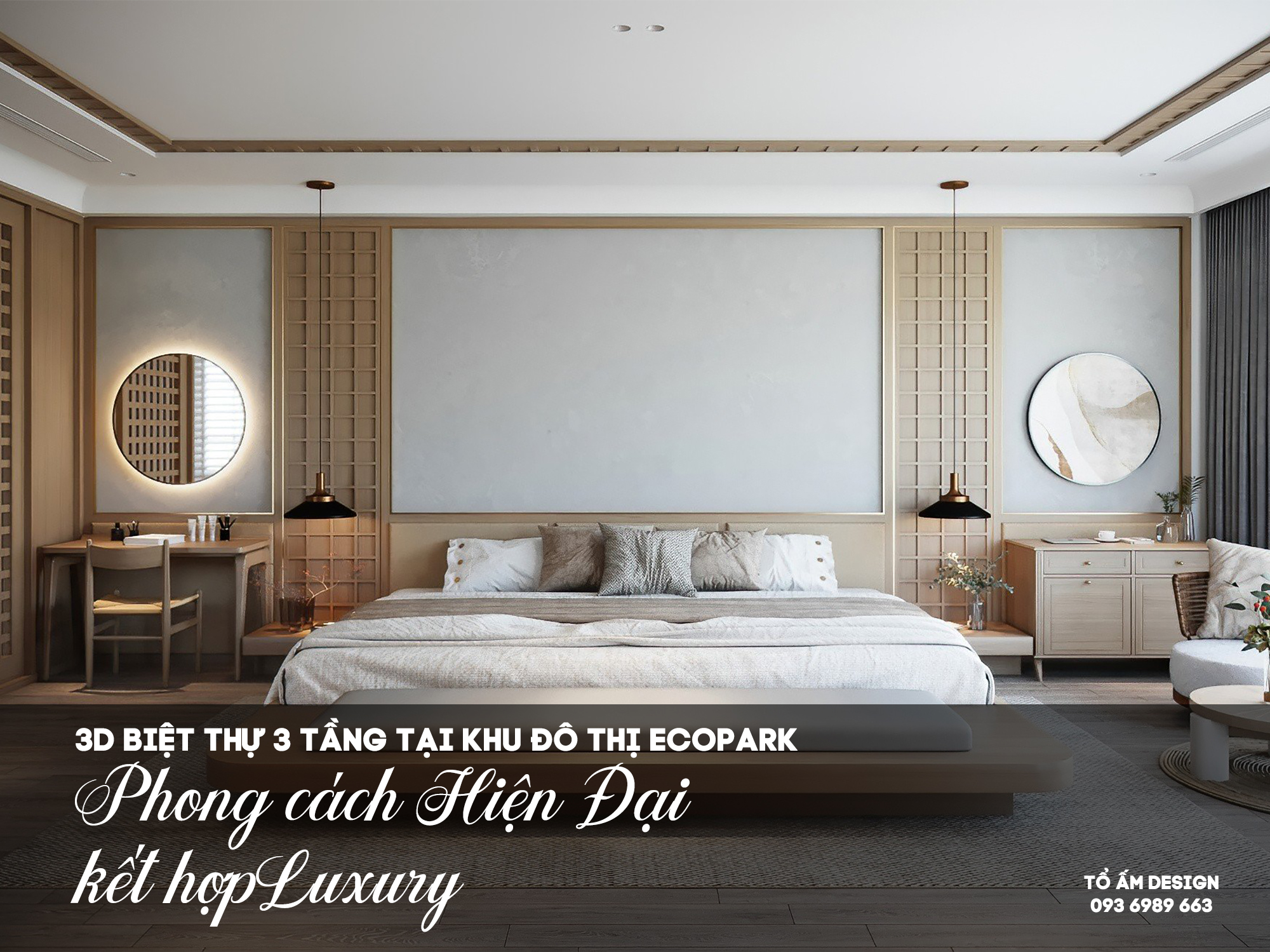 Thiết kế 3D biệt thự 3 tầng Ecopark | Sống hiện đại giữa lòng thiên nhiên