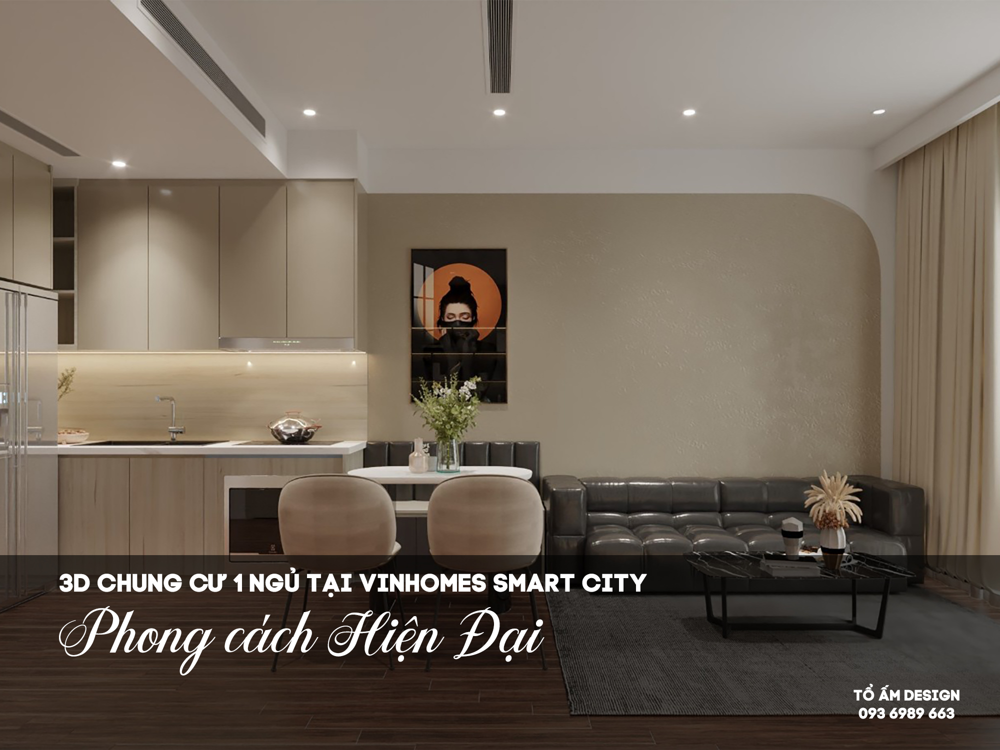 Thiết Kế 3D Chung Cư Cho Người Độc Thân | Cá Tính & Cảm Xúc Giữa Lòng Vinhomes Smart City