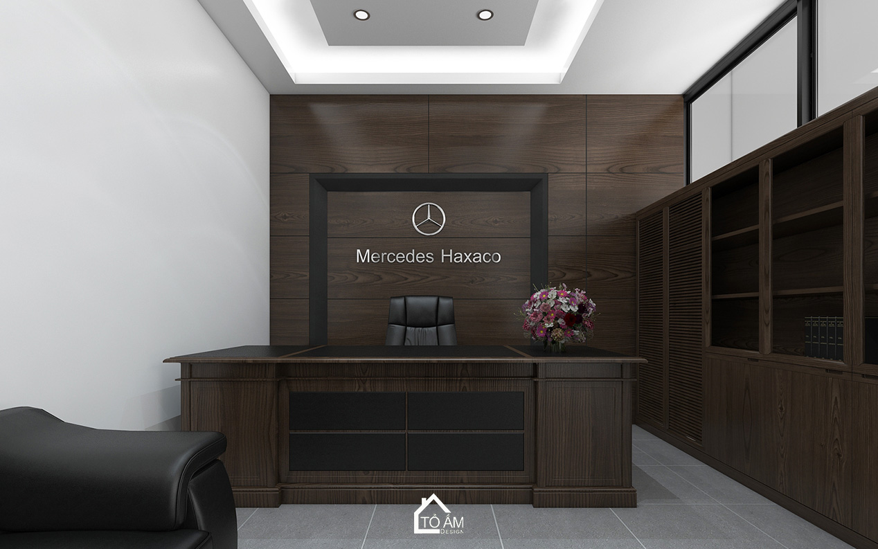 Thiết kế 3D văn phòng Showroom Mercedes – Haxaco - Tổ Ấm Design - Kiến tạo không gian - Chữa lành cảm xúc