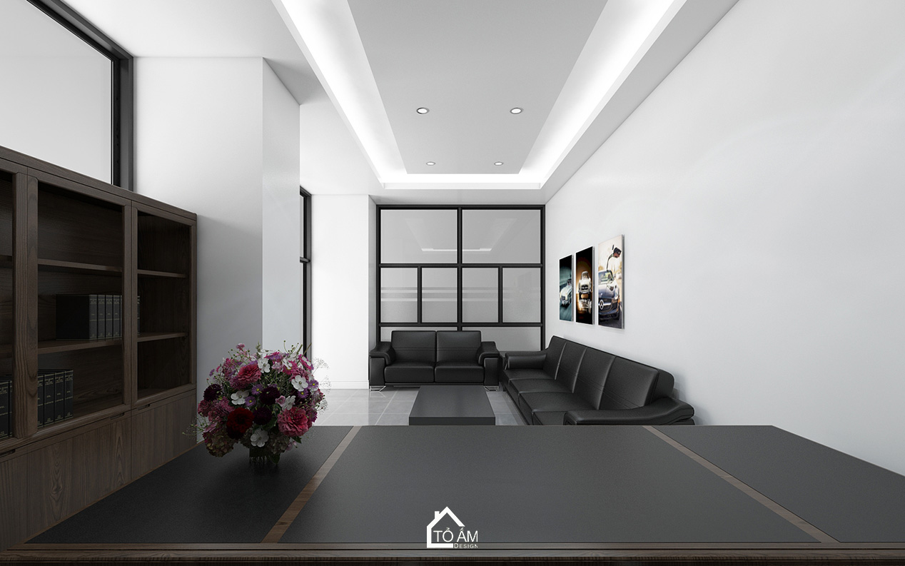 Thiết kế 3D văn phòng Showroom Mercedes – Haxaco - Tổ Ấm Design - Kiến tạo không gian - Chữa lành cảm xúc