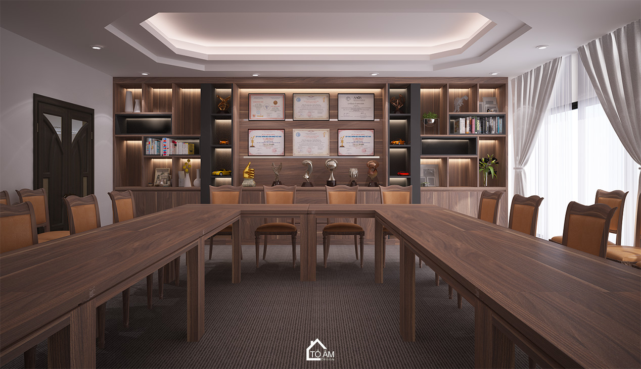 Thiết kế 3D văn phòng Showroom Mercedes – Haxaco - Tổ Ấm Design - Kiến tạo không gian - Chữa lành cảm xúc