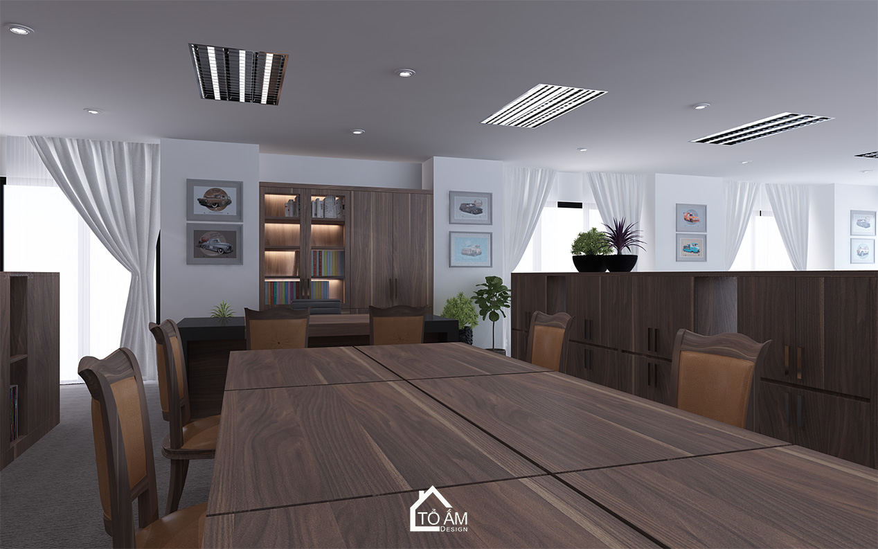 Thiết kế 3D văn phòng Showroom Mercedes – Haxaco - Tổ Ấm Design - Kiến tạo không gian - Chữa lành cảm xúc