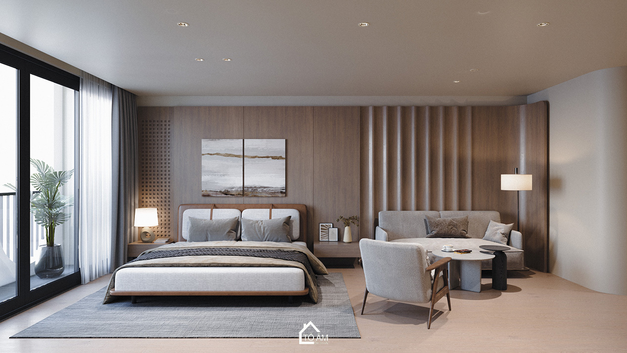 Ý tưởng thiết kế nội thất chữa lành cho phòng ngủ