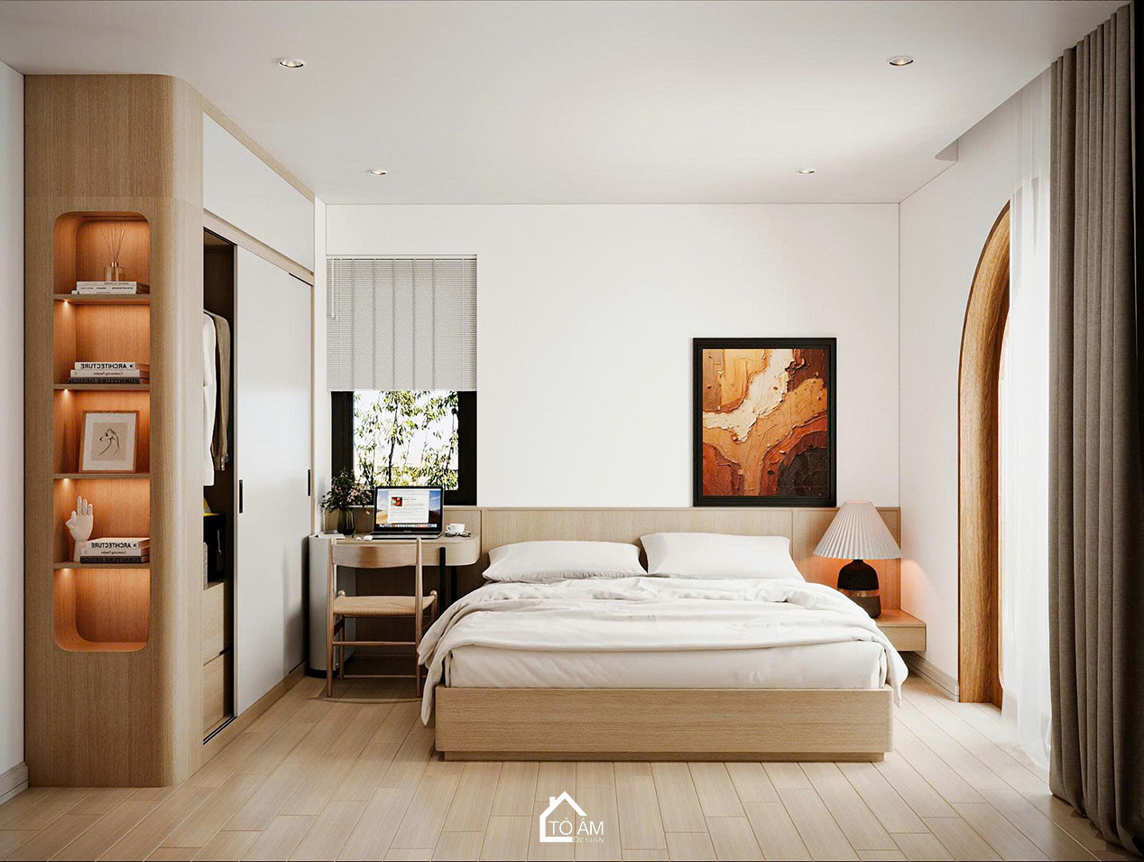 Thiết kế nội thất Japandi kết hợp với Wabisabi: Kiến tạo không gian an yên cho cuộc sống