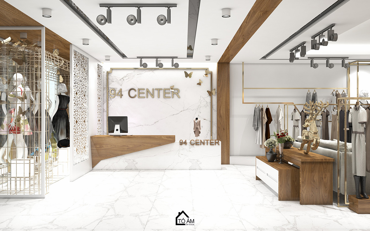 3D Nội thất cửa hàng thời trang - Tổ Ấm Design - Kiến tạo không gian - Chữa lành cảm xúc