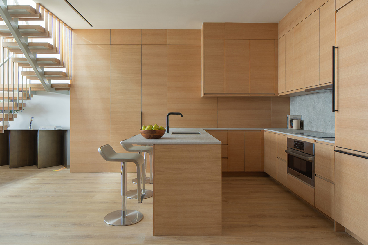 Wooster Penthouse tại Mỹ - Không gian bếp