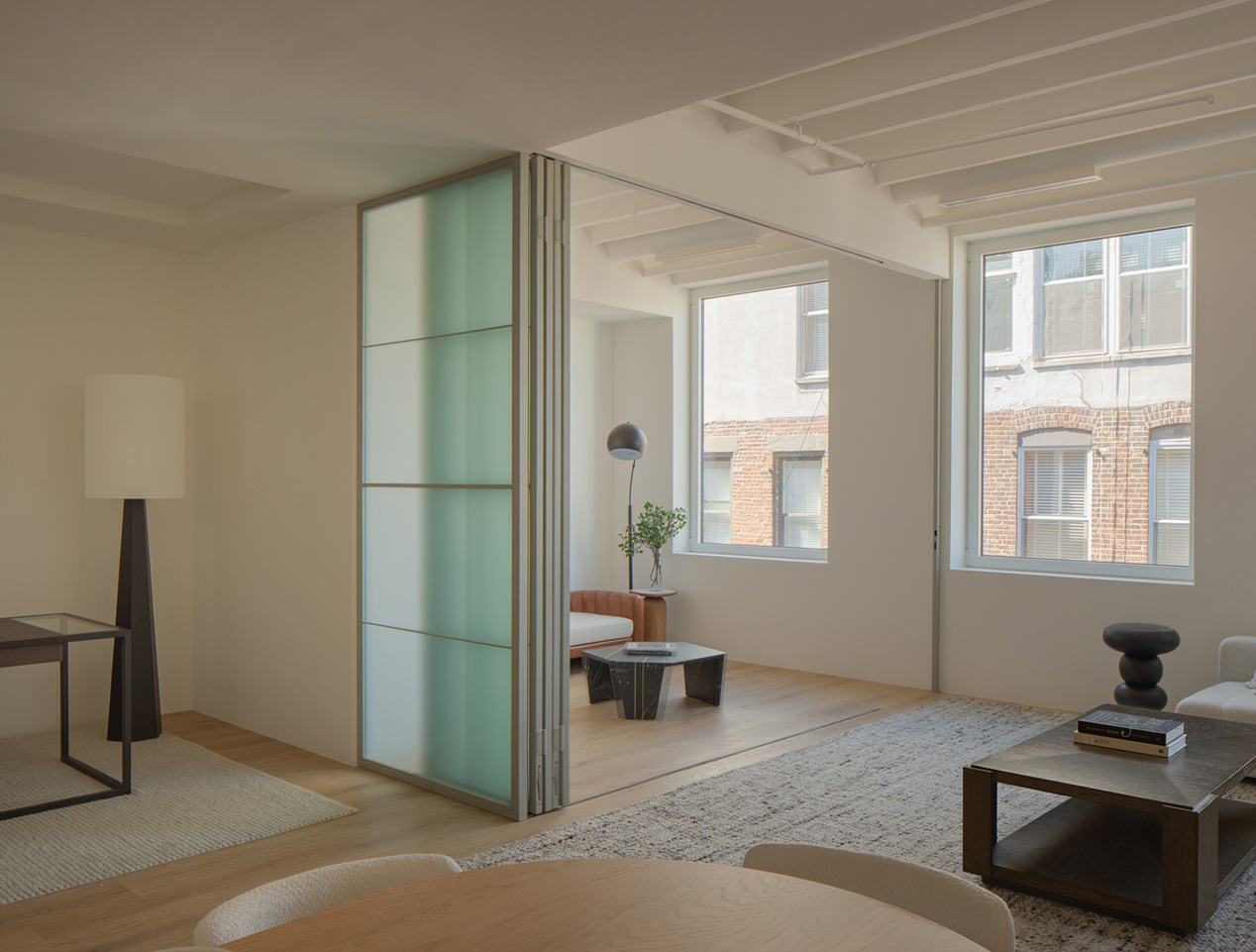 Wooster Penthouse tại Mỹ - Phòng khách