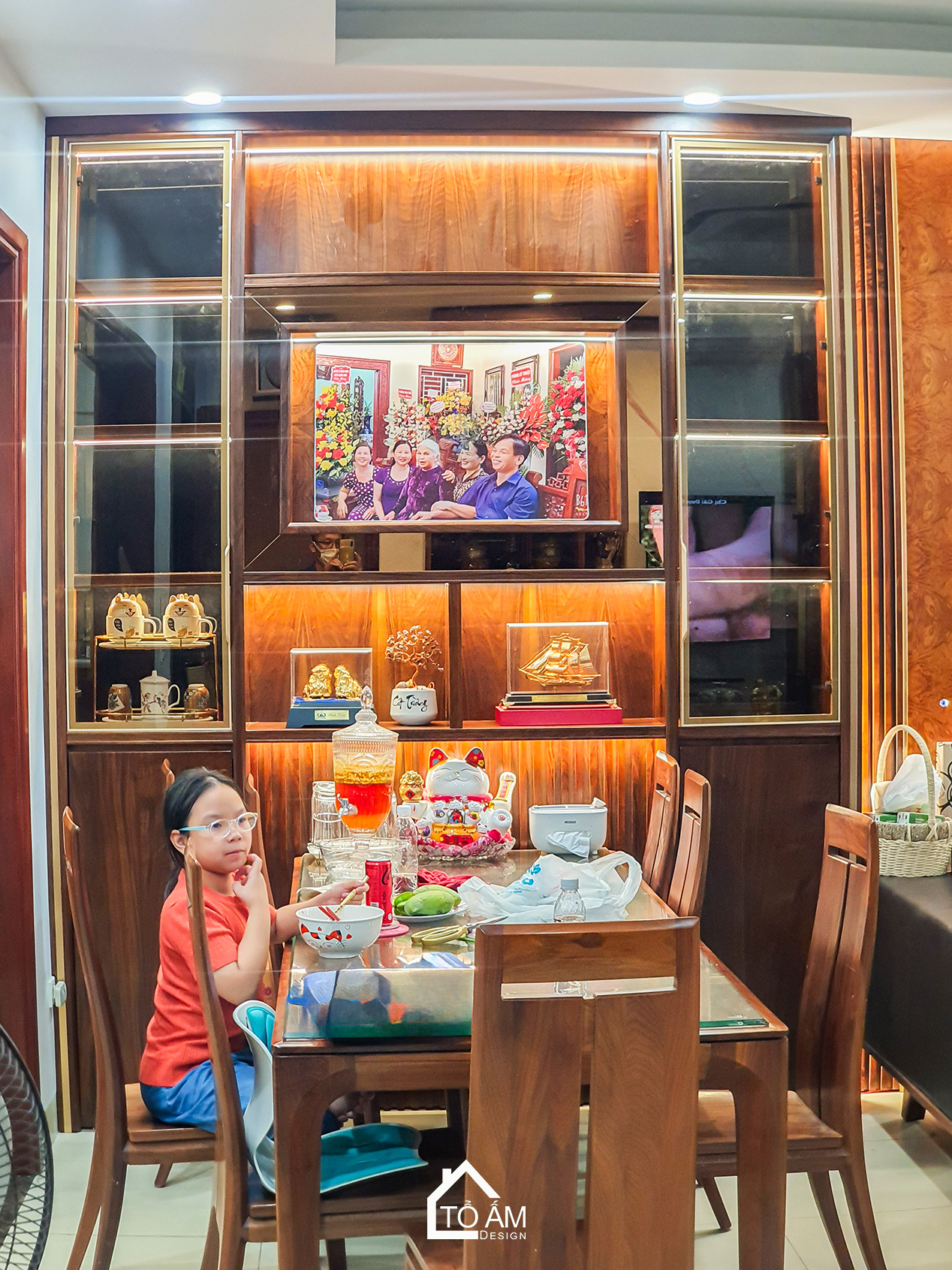 Phòng khách & phòng ăn: Khởi nguồn của Nhà phố 4 tầng chữa lành - Hoàn Thiện Nhà Phố 4 Tầng Chữa Lành tại Vinhomes Imperia Hải Phòng - Tổ Ấm Design