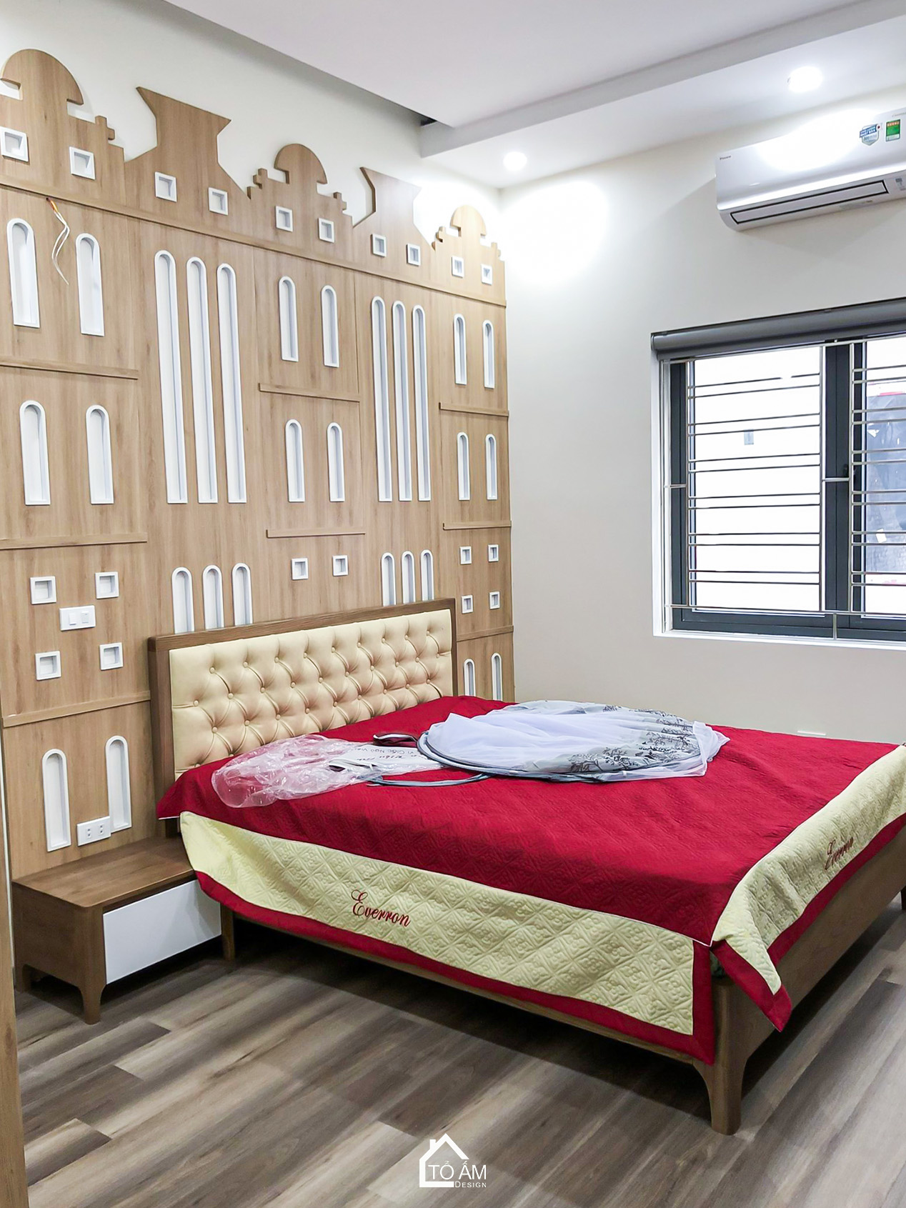 Phòng ngủ bé trai: Năng lượng, sáng tạo và vô cùng đáng yêu - Hoàn thiện nhà phố 3 tầng chữa lành tại Bắc Ninh - Tổ Ấm Design