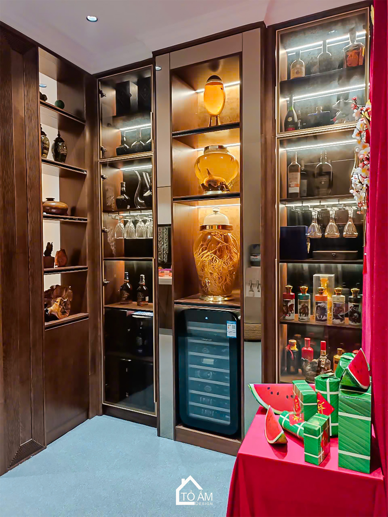 Phòng bếp kết hợp phòng ăn: Gắn kết và tiện nghi - Hoàn Thiện Nội Thất Nhà Phố 3 Tầng tại Yên Nghĩa, Hà Đông - Tổ Ấm Design