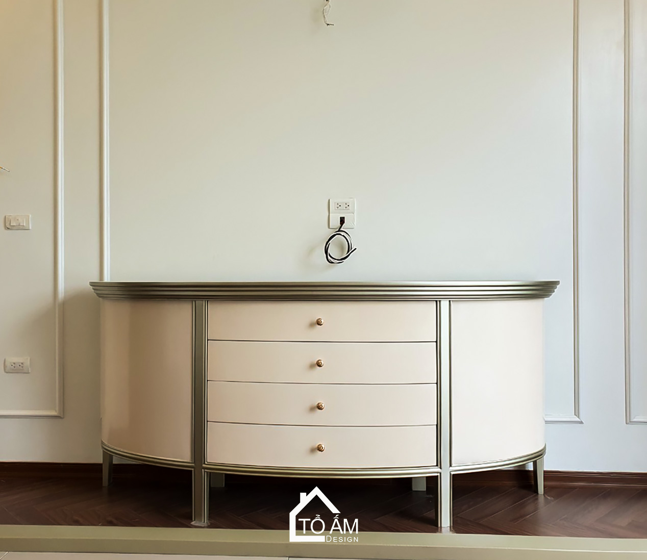 Tầng 3 – Phòng ngủ Master & WC – Không gian chữa lành riêng tư - Hoàn thiện Nhà phố 5 tầng chữa lành tại Móng Cái - Tổ Ấm Design