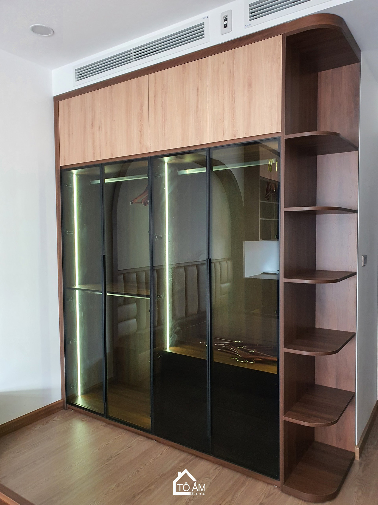 Phòng ngủ con gái lớn – Nữ tính, tinh tế và đầy cảm hứng - Hoàn thiện nội thất Chung cư 3 ngủ tại tòa 24T2, Cầu Giấy phong cách hiện đại – Tổ Ấm Design