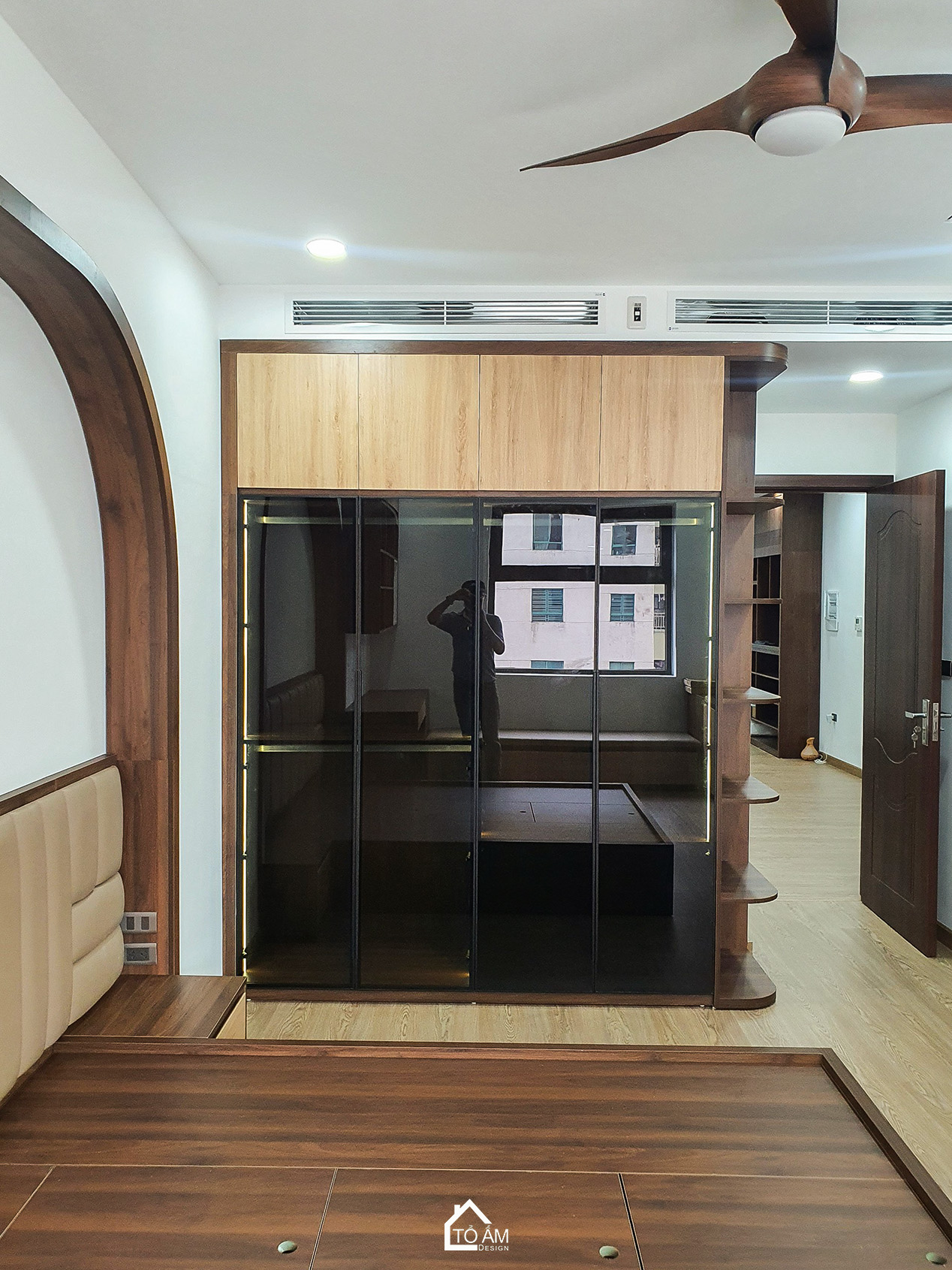 Phòng ngủ con gái lớn – Nữ tính, tinh tế và đầy cảm hứng - Hoàn thiện nội thất Chung cư 3 ngủ tại tòa 24T2, Cầu Giấy phong cách hiện đại – Tổ Ấm Design