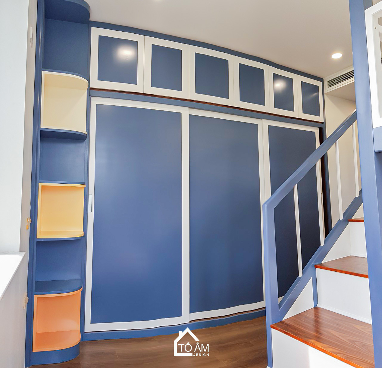 Phòng ngủ bé trai Gỗ gõ đỏ sang trọng phong cách Tân Cổ Điển - Biệt thự Gỗ gõ đỏ sang trọng – Tổ Ấm Design