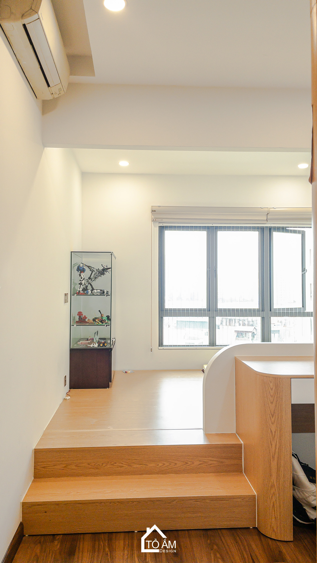 Phòng ngủ con trai 1 – năng động, tiện nghi, tràn cảm hứng - Hoàn thiện Chung cư đập thông 4 ngủ Hà Đông, Mulberry Land - Tổ Ấm Design