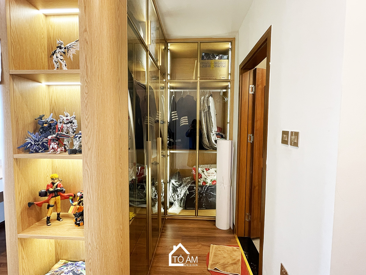 Phòng ngủ con trai 1 – năng động, tiện nghi, tràn cảm hứng - Hoàn thiện Chung cư đập thông 4 ngủ Hà Đông, Mulberry Land - Tổ Ấm Design