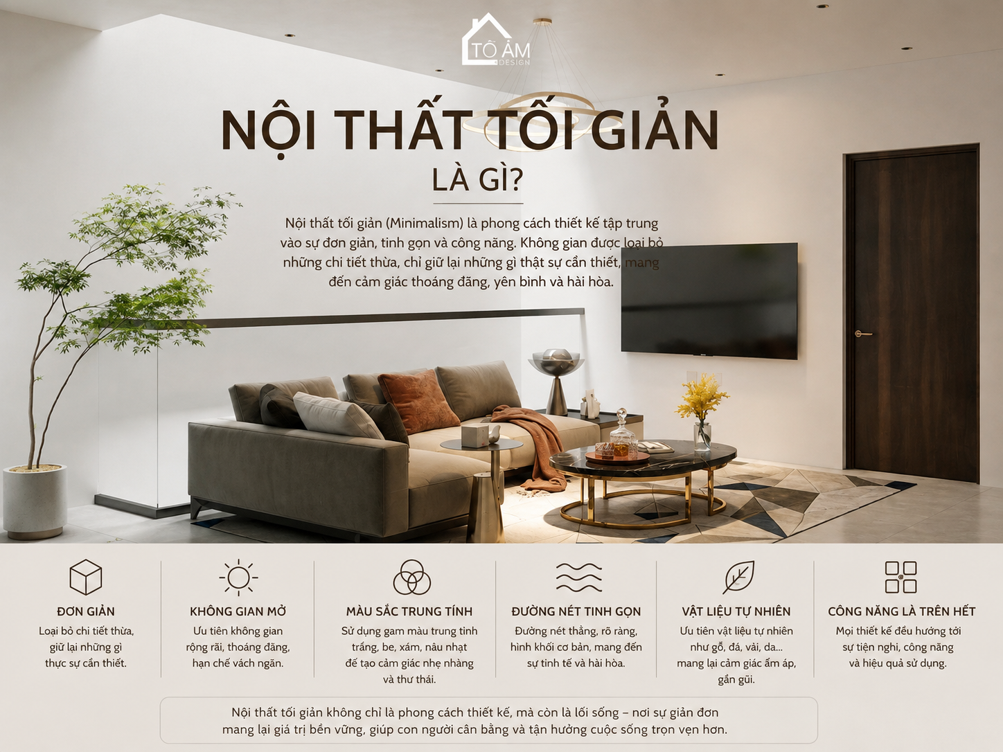 Nội thất tối giản là gì? Đặc điểm của phong cách Minimalism